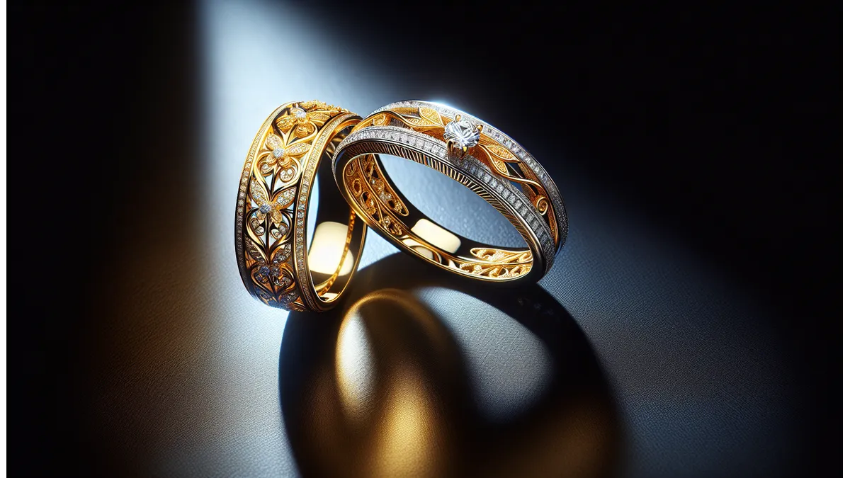 Skillnad på guld och vitguld